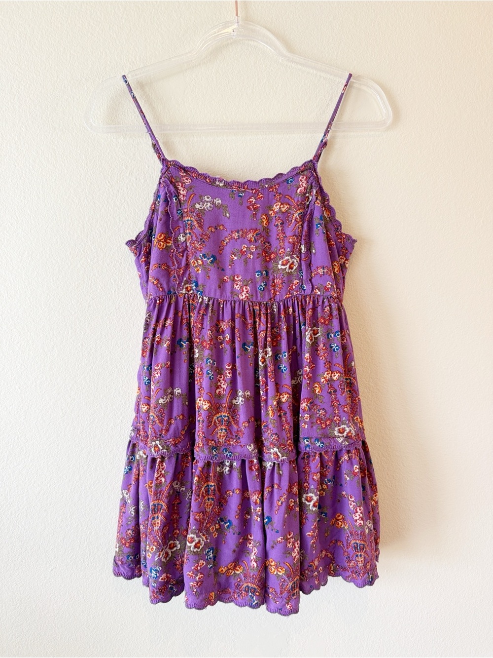 Urban Outfitters Floral Tiered Babydoll Dress